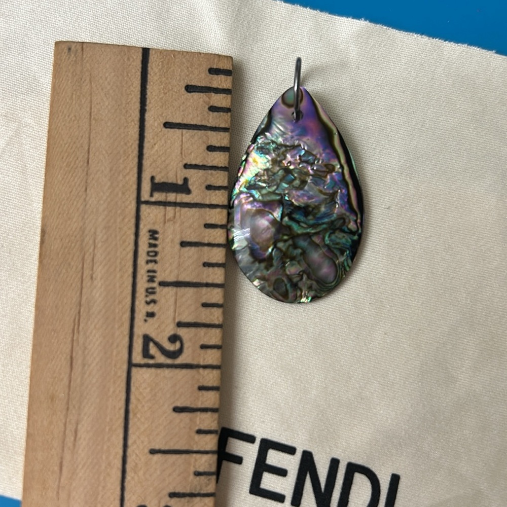 Double-Sided Abalone Shell Pendant - image 5